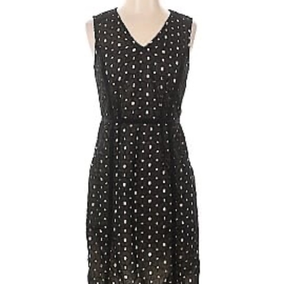 NWOT The Limited Black and Nude Lace Eyelet Dress Size 6 - Picture 1 of 1